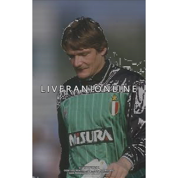 RETROSPETTIVA ASTUTILIO MALGIOGLIO CALCIATORE NELLA FOTO ASTUTILIO MALGIOGLIO CON LA MAGLIA DELL\'INTER CALCIO AG ALDO LIVERANI SAS