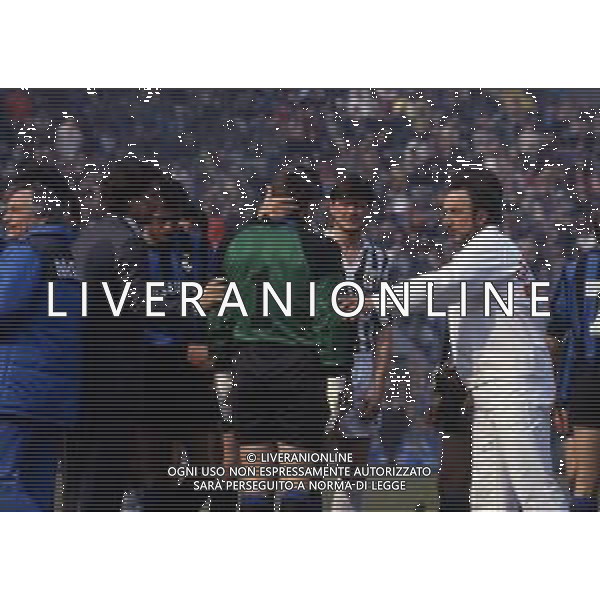 RETROSPETTIVA ASTUTILIO MALGIOGLIO CALCIATORE NELLA FOTO ASTUTILIO MALGIOGLIO CON LA MAGLIA DELL\'INTER CALCIO AG ALDO LIVERANI SAS