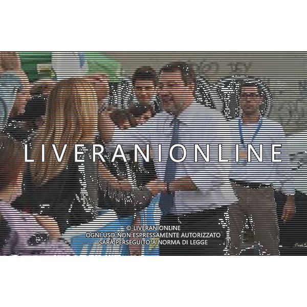 © TVRG Salvini Niguarda nella foto Matteo Salvini Milano 27-09-2021 Matteo Salvini presente alla chiusura della campagna elettorale del candidato sindaco Luca Bernardo foto Roberto Garavaglia/ag. Aldo Liverani sas