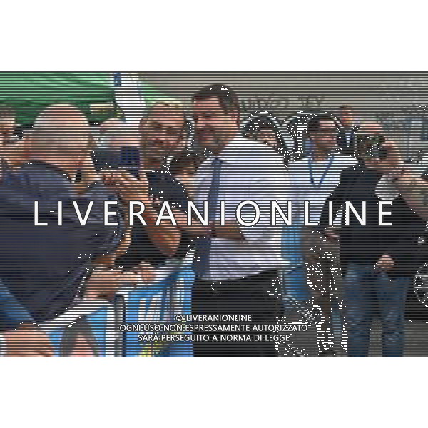 © TVRG Salvini Niguarda nella foto Matteo Salvini Milano 27-09-2021 Matteo Salvini presente alla chiusura della campagna elettorale del candidato sindaco Luca Bernardo foto Roberto Garavaglia/ag. Aldo Liverani sas