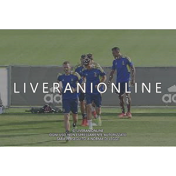Torino 28.09.2021 Juventus Centre Continassa Allenamento rifinitura Champions League 2021/2022 ©Manuela Viganti/Ag. Aldo Liverani sas Nella foto: il gruppo durante l\'allenamento - leonardo bonucci ©VIGANTI/AGENZIA ALDO LIVERANI SAS