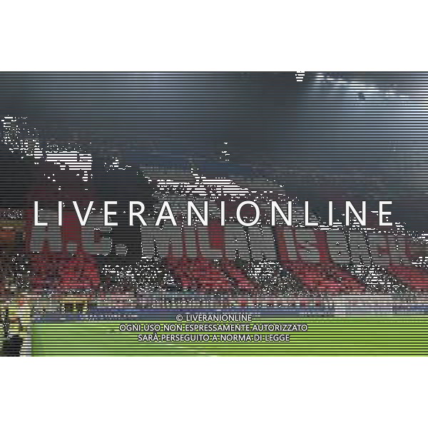 coreografia curva sud Milan vs Atletico Madrid UEFA Champions League fase a gironi 2a giornata - gruppo B Milano 28-09-2021 Stadio Giuseppe Meazza - San Siro foto Roberto Garavaglia/ag. Aldo Liverani sas