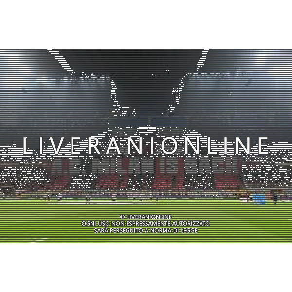 coreografia curva sud Milan vs Atletico Madrid UEFA Champions League fase a gironi 2a giornata - gruppo B Milano 28-09-2021 Stadio Giuseppe Meazza - San Siro foto Roberto Garavaglia/ag. Aldo Liverani sas
