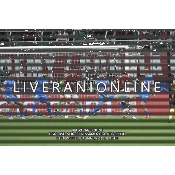 Rafael Leao (Milan) segna il gol dell\'1 a 0 Milan vs Atletico Madrid UEFA Champions League fase a gironi 2a giornata - gruppo B Milano 28-09-2021 Stadio Giuseppe Meazza - San Siro foto Roberto Garavaglia/ag. Aldo Liverani sas /AGENZIA ALDO LIVERANI SAS