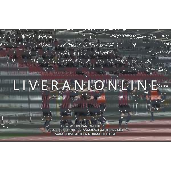 28-09-2021 Imolese - Pontedera I giocatori dell\'Imolese vanno a esultare sotto la tribuna FOTO GIANNI SANNA-AG ALDO LIVERANI SAS