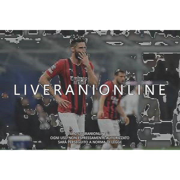 Olivier Giroud (Milan) Milan vs Atletico Madrid UEFA Champions League fase a gironi 2a giornata - gruppo B Milano 28-09-2021 Stadio Giuseppe Meazza - San Siro foto Roberto Garavaglia/ag. Aldo Liverani sas /AGENZIA ALDO LIVERANI SAS