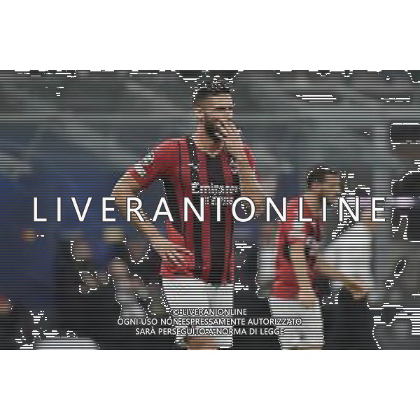 Olivier Giroud (Milan) Milan vs Atletico Madrid UEFA Champions League fase a gironi 2a giornata - gruppo B Milano 28-09-2021 Stadio Giuseppe Meazza - San Siro foto Roberto Garavaglia/ag. Aldo Liverani sas /AGENZIA ALDO LIVERANI SAS