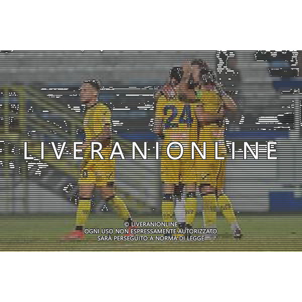 Latina vs Juve Stabia Campionato serie C - Stadio Domenico Francioni - Latina 29-09-2021 nella foto Esultanza Juve Stabia sotto la curva FOTO FEDERICO GAETANO-AG ALDO LIVERANI SAS