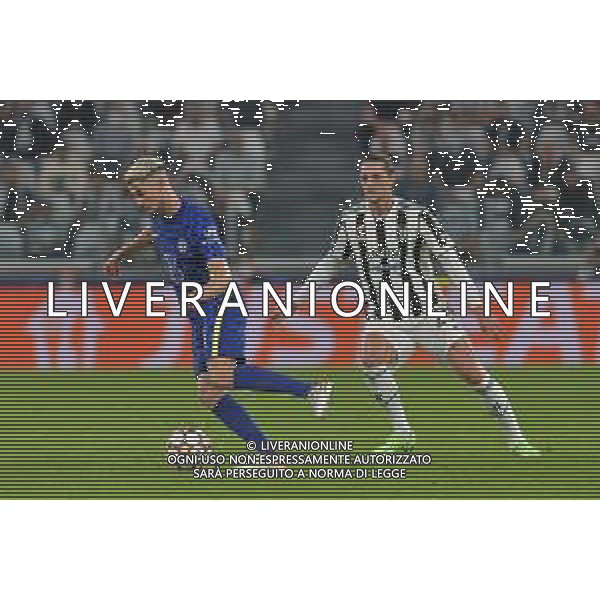 Torino 29.09.2021 Stadio Allianz Stadium ©Alessandro Falzone/Agenzia Aldo Liverani Juventus vs Chelsea Champions League 2021/2022 Nella foto : JORGINHO- ADRIEN RABIOT ©FALZONE/AGENZIA ALDO LIVERANI SAS
