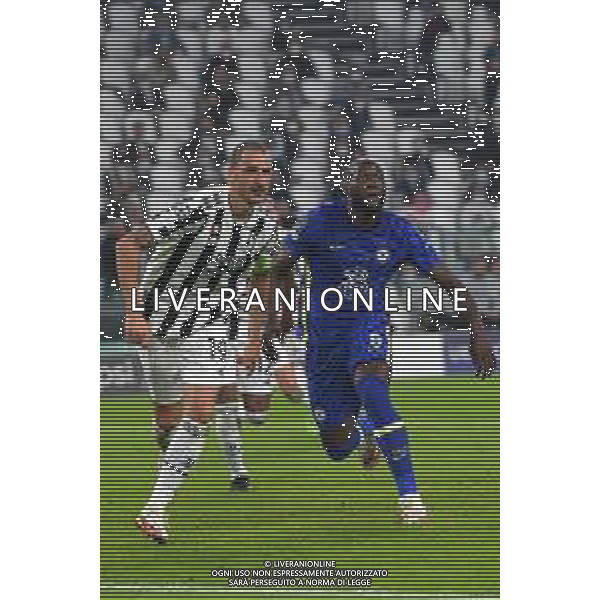 Torino 29.09.2021 Stadio Allianz Stadium ©Alessandro Falzone/Agenzia Aldo Liverani Juventus vs Chelsea Champions League 2021/2022 Nella foto : Leonardo Bonucci-Rumelo Lukaku
