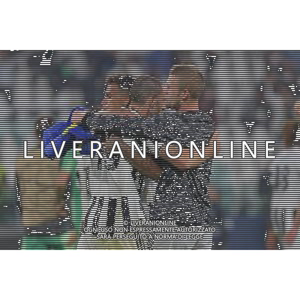 Torino 29.09.2021 Stadio Allianz Stadium ©Alessandro Falzone/Agenzia Aldo Liverani Juventus vs Chelsea Champions League 2021/2022 Nella foto : Esultanze finali