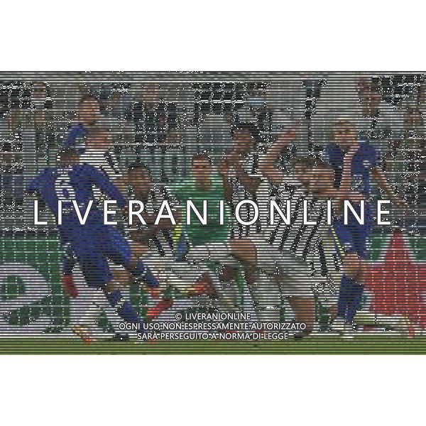 Torino 29.09.2021 Stadio Allianz Stadium ©Alessandro Falzone/Agenzia Aldo Liverani Juventus vs Chelsea Champions League 2021/2022 Nella foto : Muro bianconero