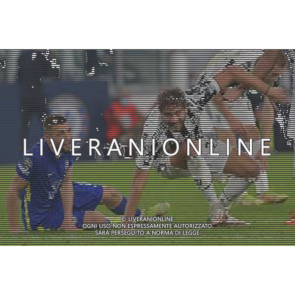 Torino 29.09.2021 Stadio Allianz Stadium ©Alessandro Falzone/Agenzia Aldo Liverani Juventus vs Chelsea Champions League 2021/2022 Nella foto : Manuel Locatelli-Mateo Kovacic