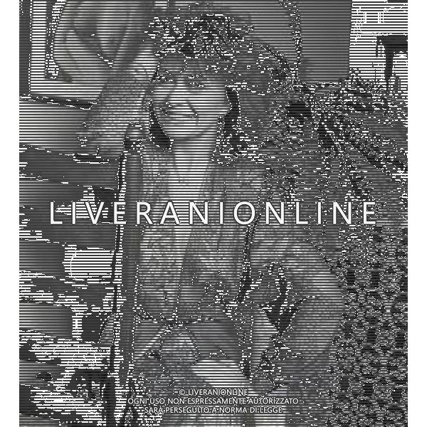 RETROSPETTIVA PAOLA QUATTRINI ATTRICE NELLA FOTO PAOLA QUATTRINI A MILANO NELL\'ANNO 1982  AG ALDO LIVERANI SAS 