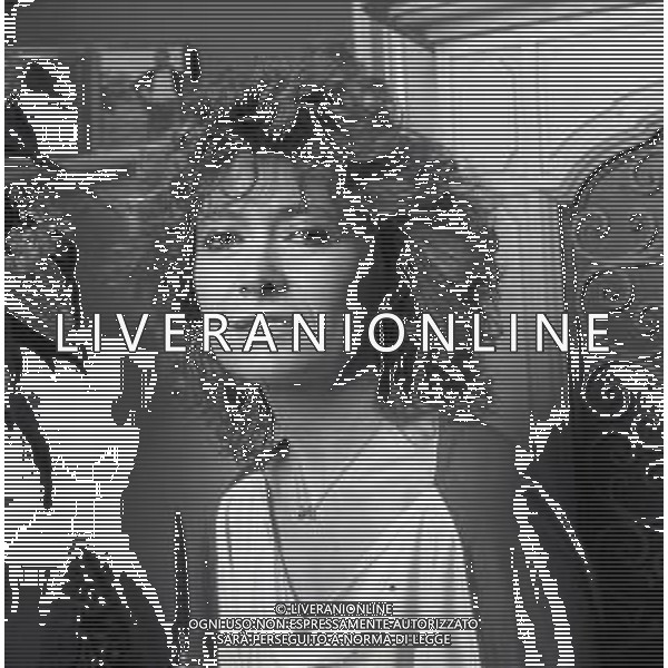 RETROSPETTIVA PAOLA QUATTRINI ATTRICE NELLA FOTO PAOLA QUATTRINI A MILANO NELL\'ANNO 1982  AG ALDO LIVERANI SAS 