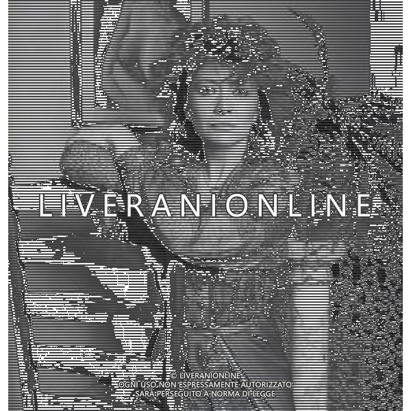 RETROSPETTIVA PAOLA QUATTRINI ATTRICE NELLA FOTO PAOLA QUATTRINI A MILANO NELL\'ANNO 1982  AG ALDO LIVERANI SAS 