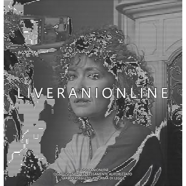 RETROSPETTIVA PAOLA QUATTRINI ATTRICE NELLA FOTO PAOLA QUATTRINI A MILANO NELL\'ANNO 1982  AG ALDO LIVERANI SAS 