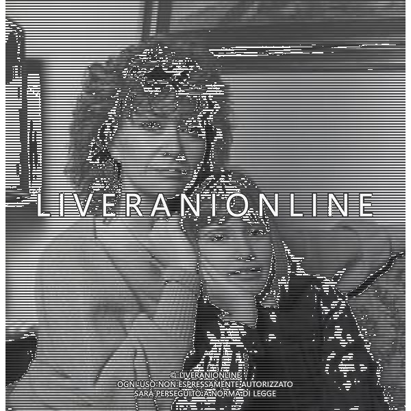 RETROSPETTIVA PAOLA QUATTRINI ATTRICE NELLA FOTO PAOLA QUATTRINI A MILANO NELL\'ANNO 1982  AG ALDO LIVERANI SAS 