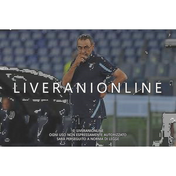 Lazio vs Lokomotiv Mosca Europa League - 2 giornata Stadio Olimpico - Roma 30-09-2021 nella foto Maurizio Sarri ©Federico Gaetano/AGENZIA ALDO LIVERANI SAS