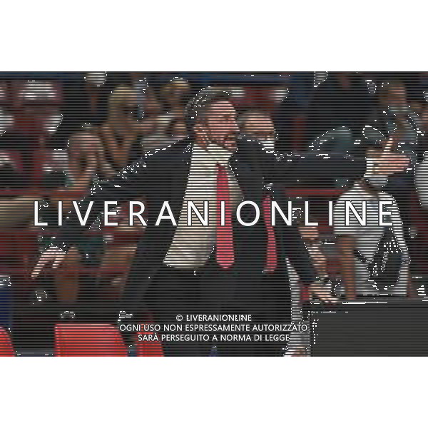 ¬© TVRG Gianmarco Pozzecco vice allenatore Milano AX Armani Exchange Milano vs CSKA Mosca Eurolega - 1a giornata regular season Assago (MI) 30-09-2021 Mediolanum Forum foto Roberto Garavaglia/ag. Aldo Liverani sas/AGENZIA ALDO LIVERANI SAS