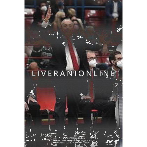 ¬© TVRG Ettore Messina allenatore Milano AX Armani Exchange Milano vs CSKA Mosca Eurolega - 1a giornata regular season Assago (MI) 30-09-2021 Mediolanum Forum foto Roberto Garavaglia/ag. Aldo Liverani sas/AGENZIA ALDO LIVERANI SAS