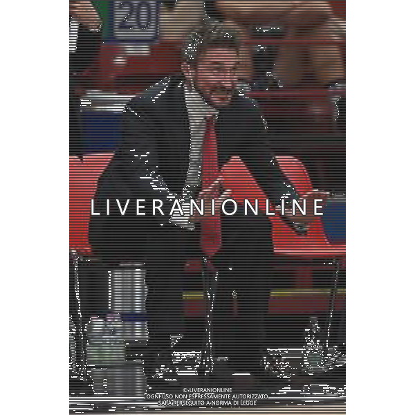 ¬© TVRG Gianmarco Pozzecco vice allenatore Milano AX Armani Exchange Milano vs CSKA Mosca Eurolega - 1a giornata regular season Assago (MI) 30-09-2021 Mediolanum Forum foto Roberto Garavaglia/ag. Aldo Liverani sas/AGENZIA ALDO LIVERANI SAS