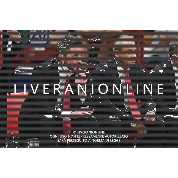 ¬© TVRG Gianmarco Pozzecco SX ed Ettore Messina DX rispettivamente vice allenatore e allenatore di Milano AX Armani Exchange Milano vs CSKA Mosca Eurolega - 1a giornata regular season Assago (MI) 30-09-2021 Mediolanum Forum foto Roberto Garavaglia/ag. Aldo Liverani sas/AGENZIA ALDO LIVERANI SAS