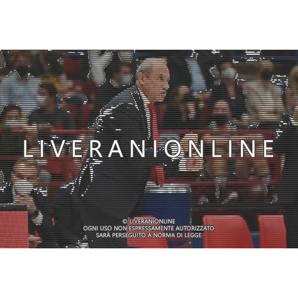 ¬© TVRG Ettore Messina allenatore Milano AX Armani Exchange Milano vs CSKA Mosca Eurolega - 1a giornata regular season Assago (MI) 30-09-2021 Mediolanum Forum foto Roberto Garavaglia/ag. Aldo Liverani sas/AGENZIA ALDO LIVERANI SAS