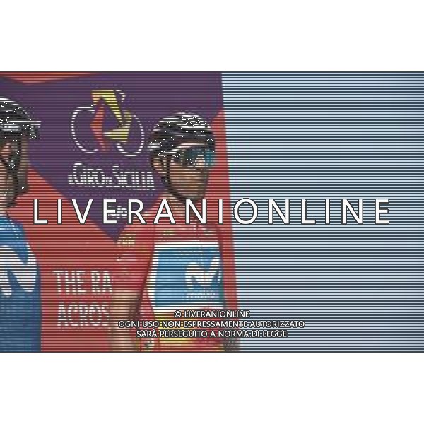 01-10-2021 Giro Di Sicilia; Tappa 04 Sant\'agata Di Militello - Mascali; 2021, Movistar; Valverde, Alejandro; Sant\'agata Di Militello; ©SIROTTI/AGENZIA ALDO LIVERANI SAS