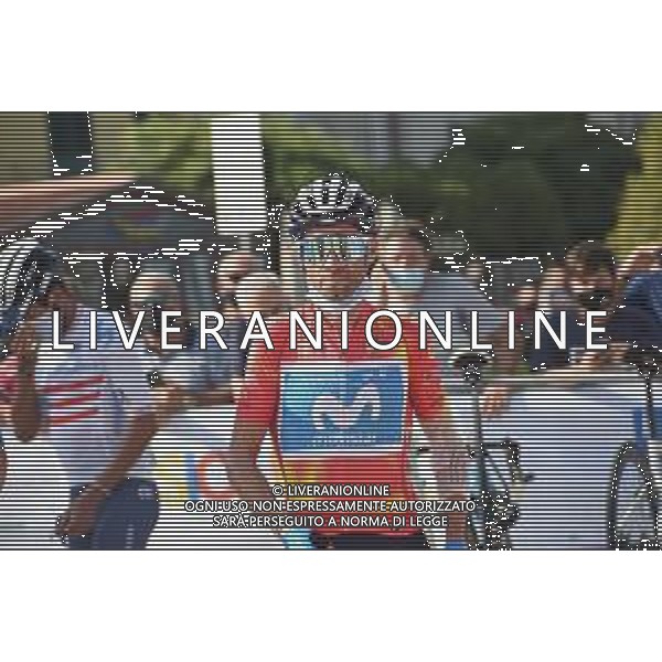01-10-2021 Giro Di Sicilia; Tappa 04 Sant\'agata Di Militello - Mascali; 2021, Movistar; Valverde, Alejandro; Sant\'agata Di Militello; ©SIROTTI/AGENZIA ALDO LIVERANI SAS