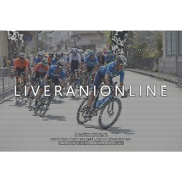 01-10-2021 Giro Di Sicilia; Tappa 04 Sant\'agata Di Militello - Mascali; 2021, Movistar; Soler, Marc; Rojas, Joaquin Gil Jose; Valverde, Alejandro; Mascali; ©SIROTTI/AGENZIA ALDO LIVERANI SAS