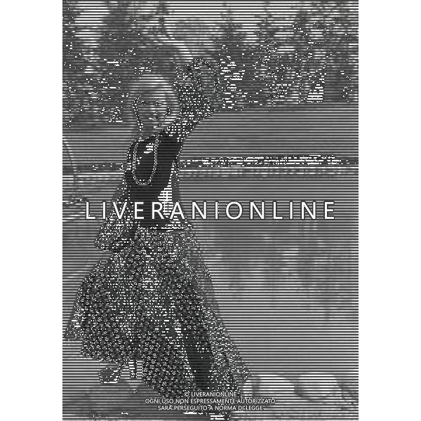 RETROSPETTIVA PAOLA QUATTRINI ATTRICE NELLA FOTO PAOLA QUATTRINI A MILANO NELL\'ANNO 1973 AG ALDO LIVERANI SAS 