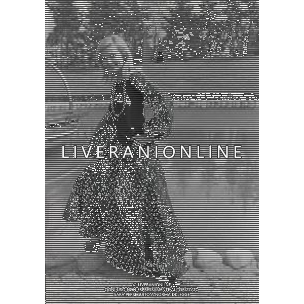 RETROSPETTIVA PAOLA QUATTRINI ATTRICE NELLA FOTO PAOLA QUATTRINI A MILANO NELL\'ANNO 1973 AG ALDO LIVERANI SAS 