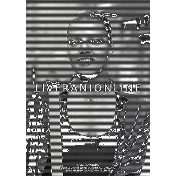 RETROSPETTIVA PATRIZIA CASELLI ATTRICE-CONDUTTRICE TELEVISIVA E SHOWGIRL ITALIANA NELLA FOTO PATRIZIA CASELLI A MILANO NELL\'ANNO 1979 AG ALDO LIVERANI SAS