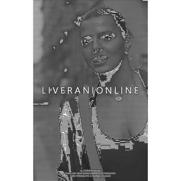 RETROSPETTIVA PATRIZIA CASELLI ATTRICE-CONDUTTRICE TELEVISIVA E SHOWGIRL ITALIANA NELLA FOTO PATRIZIA CASELLI A MILANO NELL\'ANNO 1979 AG ALDO LIVERANI SAS