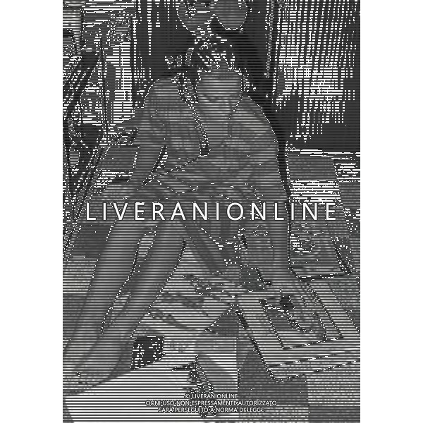 RETROSPETTIVA PATRIZIA CASELLI ATTRICE-CONDUTTRICE TELEVISIVA E SHOWGIRL ITALIANA NELLA FOTO PATRIZIA CASELLI A MILANO NELL\'ANNO 1979 AG ALDO LIVERANI SAS