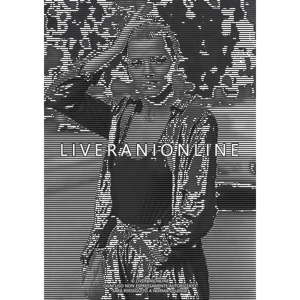 RETROSPETTIVA PATRIZIA CASELLI ATTRICE-CONDUTTRICE TELEVISIVA E SHOWGIRL ITALIANA NELLA FOTO PATRIZIA CASELLI A MILANO NELL\'ANNO 1979 AG ALDO LIVERANI SAS