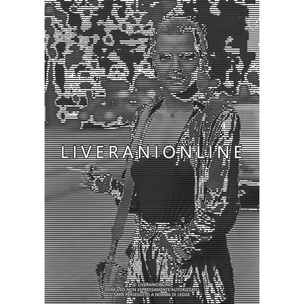 RETROSPETTIVA PATRIZIA CASELLI ATTRICE-CONDUTTRICE TELEVISIVA E SHOWGIRL ITALIANA NELLA FOTO PATRIZIA CASELLI A MILANO NELL\'ANNO 1979 AG ALDO LIVERANI SAS