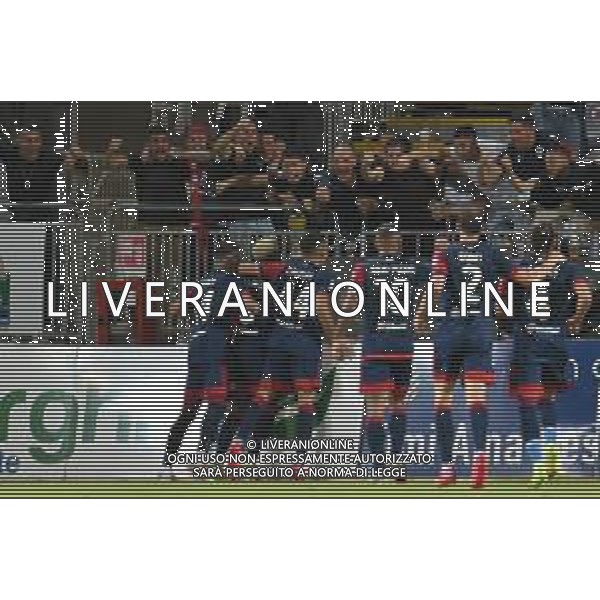 1-10-2021. Cagliari Calcio - Venezia F.C. 7° giornata Serie A calcio 2021-2022. Italia, Sardegna, Cagliari, Stadio Unipol Domus. Salvatore Moi/Aldo Liverani s.a.s. Nella foto: gol ed esultanza di Balde\' Diao Keita Cagliari contro Venezia in casa, 1-0 ©MOI/AGENZIA ALDO LIVERANI SAS