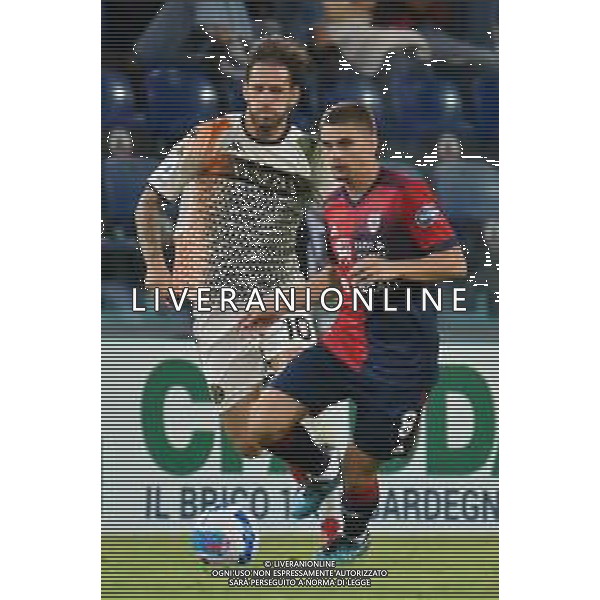 1-10-2021. Cagliari Calcio - Venezia F.C. 7° giornata Serie A calcio 2021-2022. Italia, Sardegna, Cagliari, Stadio Unipol Domus. Salvatore Moi/Aldo Liverani s.a.s. Nella foto: Razvan Marin ©MOI/AGENZIA ALDO LIVERANI SAS