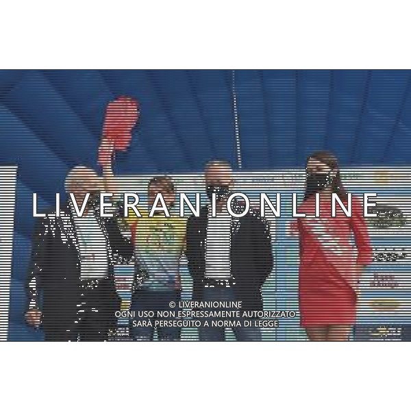 02-10-2021 Giro Dell\'emilia Donne; 2021, Aromitalia - Basso Bikes Vaiano; Scandolara, Valentina; Amici, Adriano; Schiavon, Maurizio; Bologna - San Luca; FOTO STEFANO SIROTTI-AG ALDO LIVERANI SAS