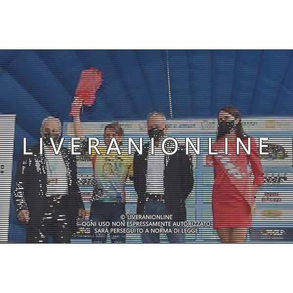 02-10-2021 Giro Dell\'emilia Donne; 2021, Aromitalia - Basso Bikes Vaiano; Scandolara, Valentina; Amici, Adriano; Schiavon, Maurizio; Bologna - San Luca; FOTO STEFANO SIROTTI-AG ALDO LIVERANI SAS