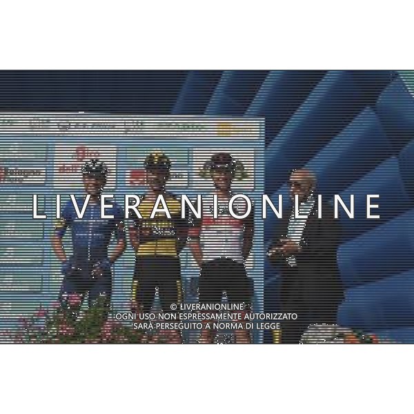 02-10-2021 Giro Dell\'emilia; 2021, Deceuninck - Quick Step; 2021, Jumbo - Visma; 2021, Uae - Emirates; Evenepoel, Remco; Roglic, Primoz; Pogacar, Tadej; Amici, Adriano; Casalecchio Di Reno; FOTO STEFANO SIROTTI-AG ALDO LIVERANI SAS