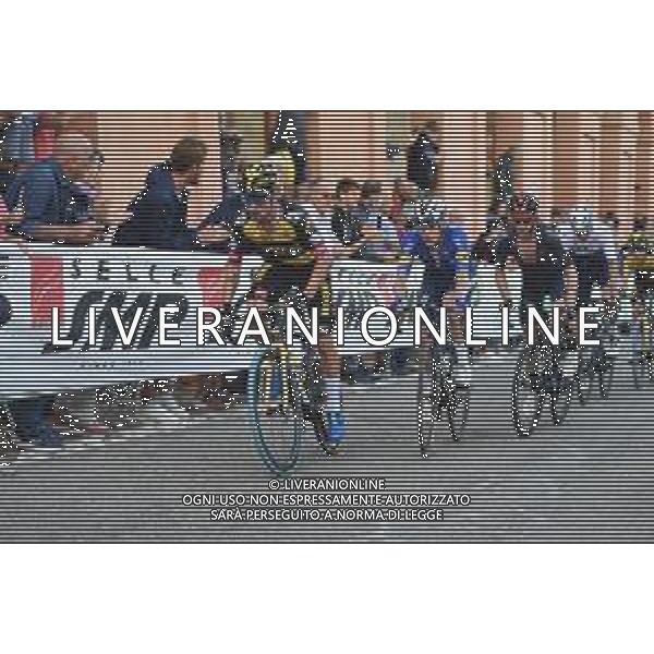 02-10-2021 Giro Dell\'emilia; 2021, Jumbo - Visma; 2021, Deceuninck - Quick Step; Roglic, Primoz; Evenepoel, Remco; Yates, Adam; Bologna - San Luca; ©SIROTTI/AGENZIA ALDO LIVERANI SAS