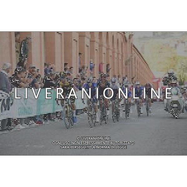 02-10-2021 Giro Dell\'emilia; 2021, Jumbo - Visma; 2021, Deceuninck - Quick Step; Roglic, Primoz; Evenepoel, Remco; Yates, Adam; Bologna - San Luca; ©SIROTTI/AGENZIA ALDO LIVERANI SAS