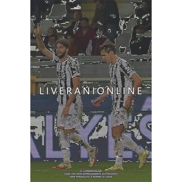 Torino 02.10.2021 Stadio Olimpico Grande Torino ©Alessandro Falzone/Agenzia Aldo Liverani Torino vs Juventus Serie A Tim 2021/2022 Nella foto : ESULTANZA GOL DI MANUEL LOCATELLI ©FALZONE/AGENZIA ALDO LIVERANI SAS
