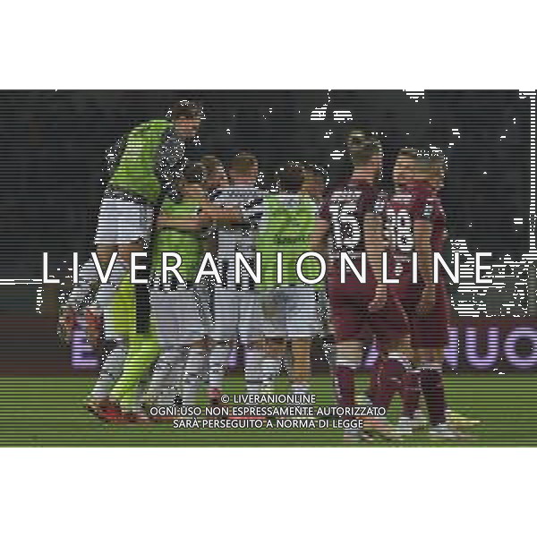 Torino 02.10.2021 Stadio Olimpico Grande Torino ©Alessandro Falzone/Agenzia Aldo Liverani Torino vs Juventus Serie A Tim 2021/2022 Nella foto : ESULTANZE FINALI ©FALZONE/AGENZIA ALDO LIVERANI SAS