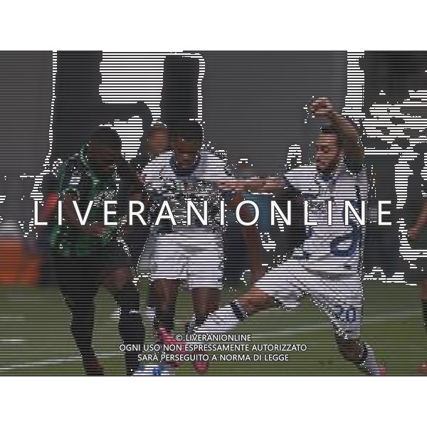 SASSUOLO - INTER CAMPIONATO CALCIO SERIE A TIM 02.10.2021 NELLA FOTO JEREMIE BOGA E DENZEL DUMFRIES E HAKAN CALHANOGLU ©SANTANDREA/AGENZIA ALDO LIVERANI SAS