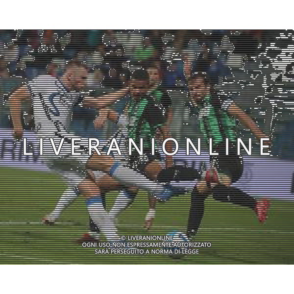 SASSUOLO - INTER CAMPIONATO CALCIO SERIE A TIM 02.10.2021 NELLA FOTO MILAN SKRINIAR E ROGERIO ©SANTANDREA/AGENZIA ALDO LIVERANI SAS