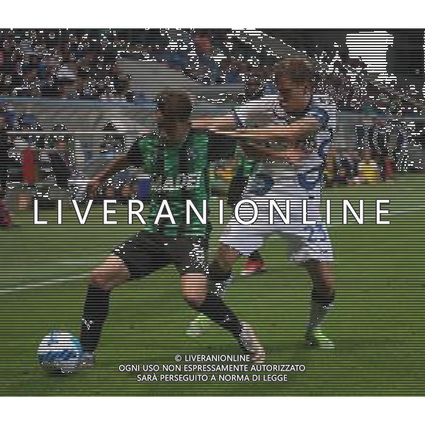 SASSUOLO - INTER CAMPIONATO CALCIO SERIE A TIM 02.10.2021 NELLA FOTO NICOLO\' BARELLA E LOPEZ MAXIME ©SANTANDREA/AGENZIA ALDO LIVERANI SAS